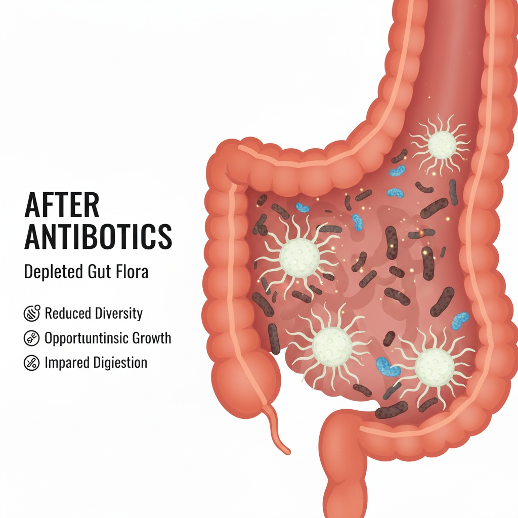 How Antibiotics Change Your Gut Flora